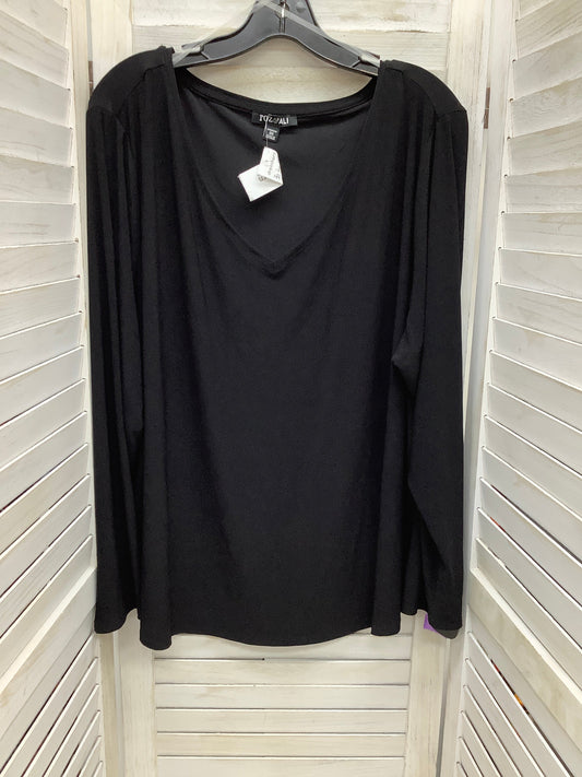 Top Long Sleeve By Roz And Ali  Size: 3x