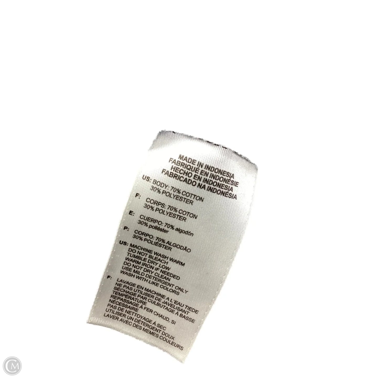 Sweatshirt Hoodie By Adidas In Grey, Size: L