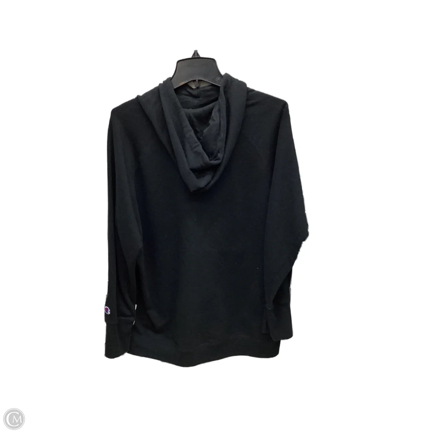 Sweatshirt Hoodie By Champion In Black, Size: Xl
