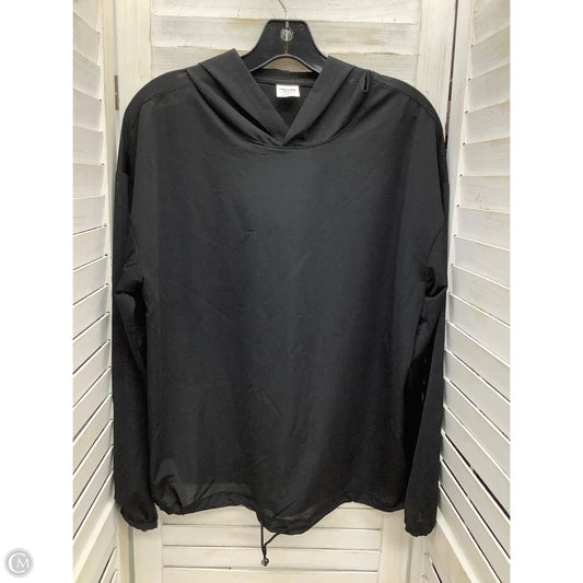 Athletic Top Long Sleeve Hoodie By Avia In Black, Size: S
