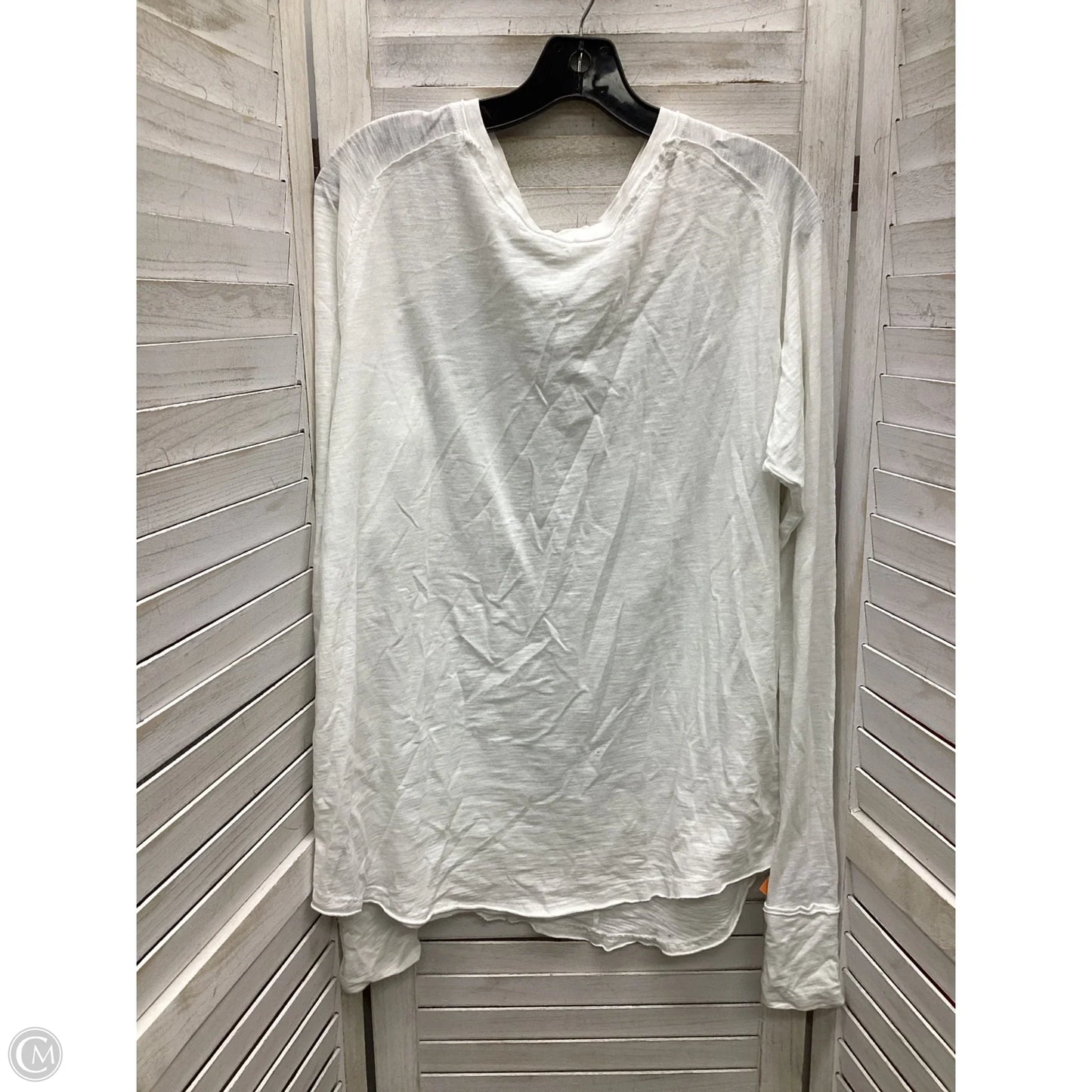 Top Long Sleeve By We The Free In White, Size: XS