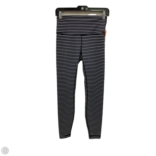Athletic Leggings By Lululemon In Striped Pattern, Size: 8