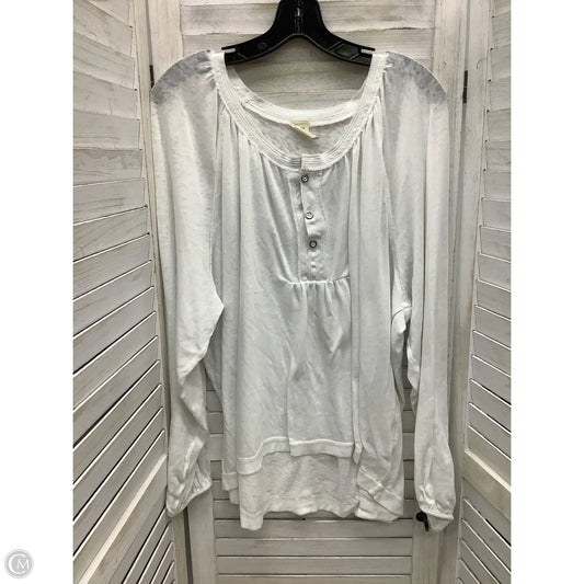 Top Long Sleeve By We The Free In White, Size: M