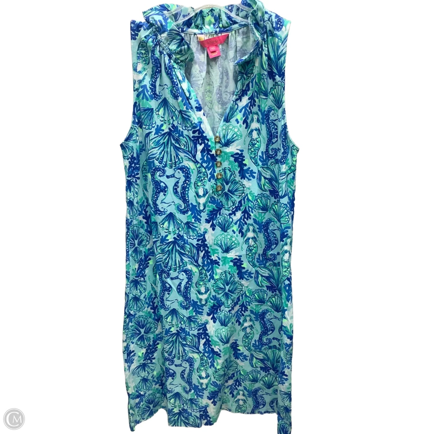 Dress Designer By Lilly Pulitzer In Blue, Size: Xs