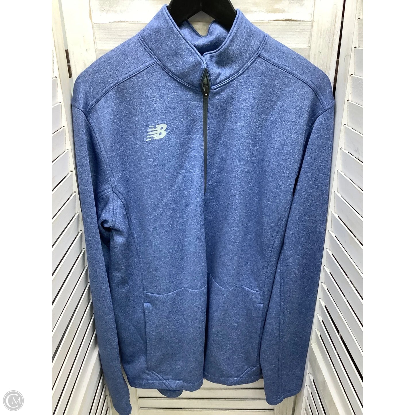 Sweatshirt Crewneck By New Balance In Blue, Size: S