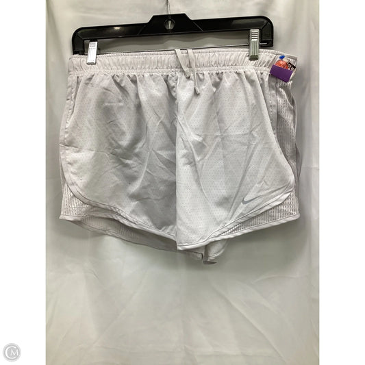 Athletic Shorts By Nike In White, Size: L