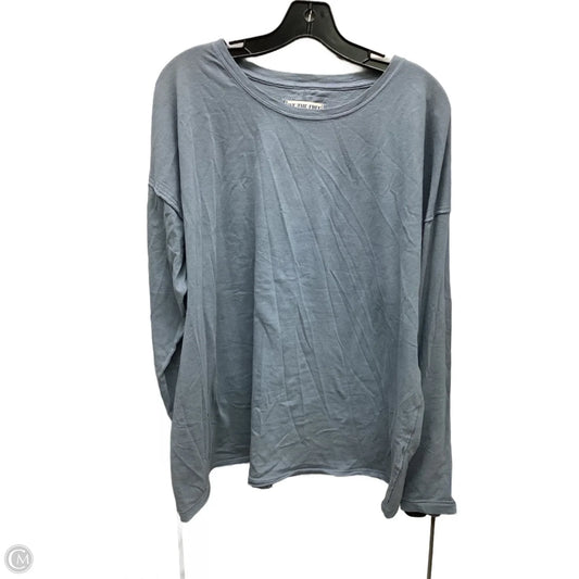 Top Long Sleeve By We The Free In Blue, Size: L