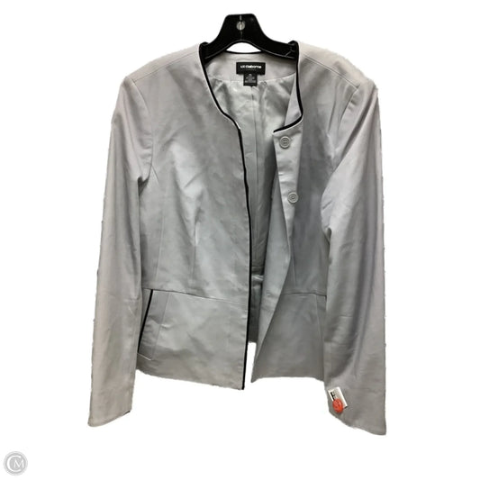 Blazer By Liz Claiborne In Grey, Size: Xl