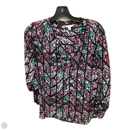 Top Long Sleeve By Candies In Floral Print, Size: M