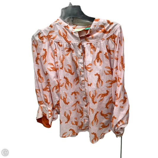 Top Long Sleeve By Maeve In Multi-colored, Size: 1x