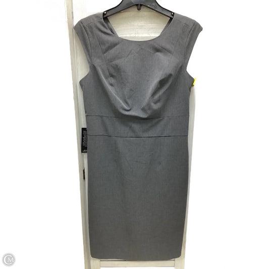 Dress Casual Midi By Limited In Grey, Size: 10
