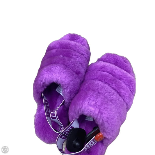 Sandals Designer By Ugg In Purple, Size: 9