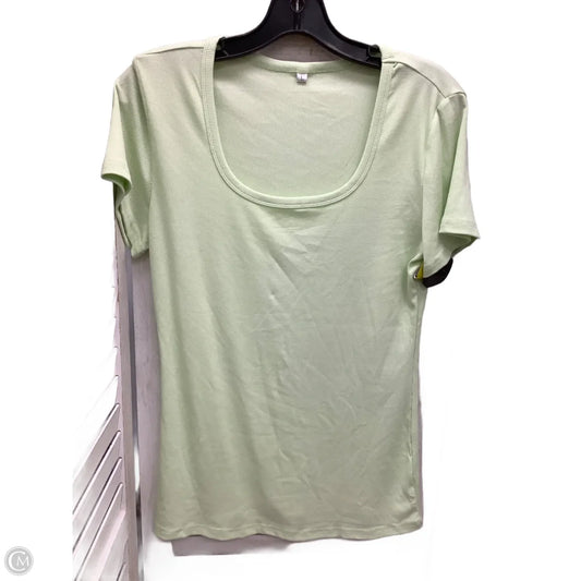 Top Short Sleeve By Clothes Mentor In Green, Size: L