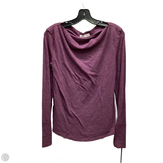 Top Long Sleeve By We The Free In Purple, Size: Xs