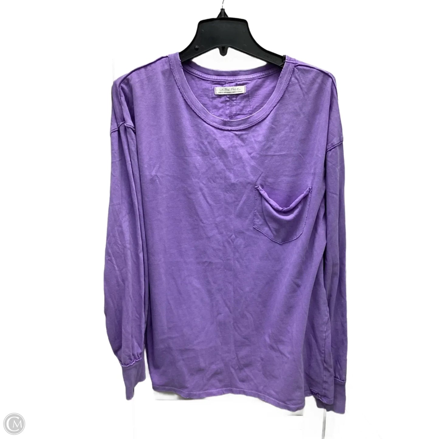 Top Long Sleeve By We The Free In Purple, Size: M