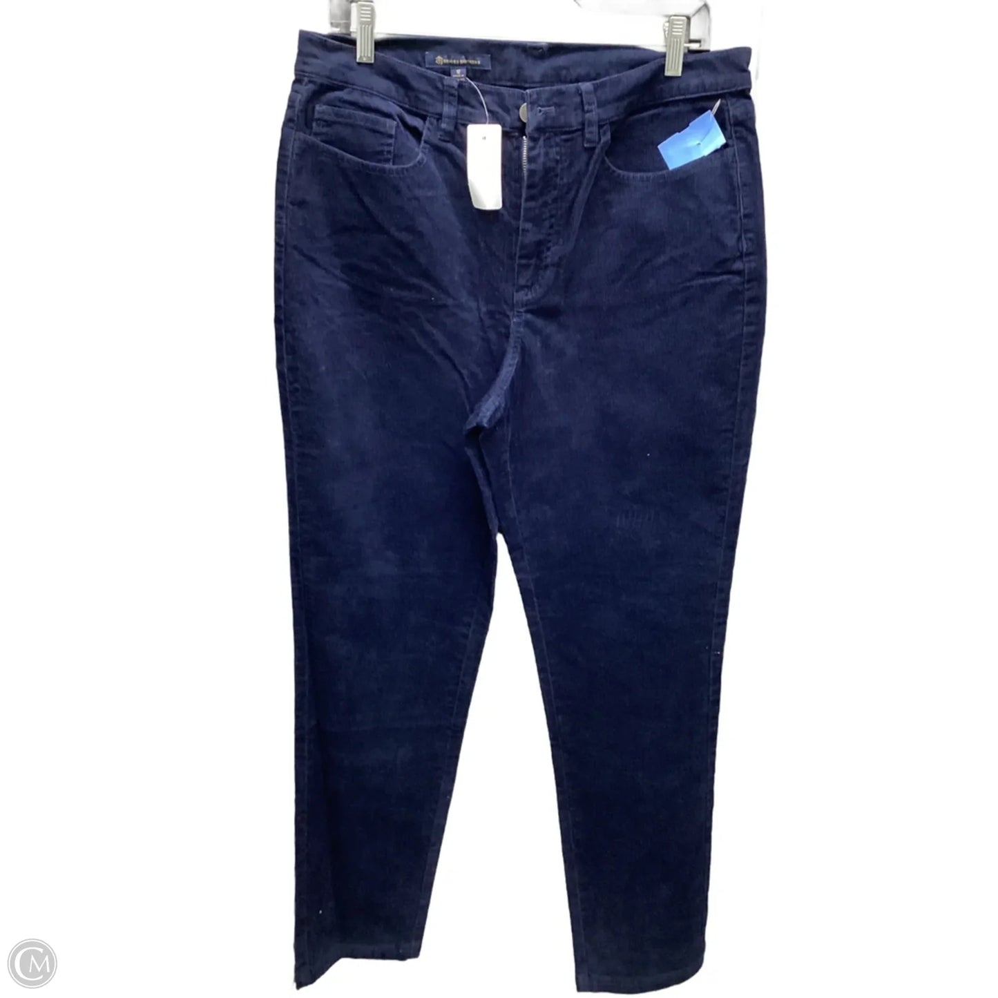 Pants Corduroy By Brooks Brothers In Blue, Size: 12