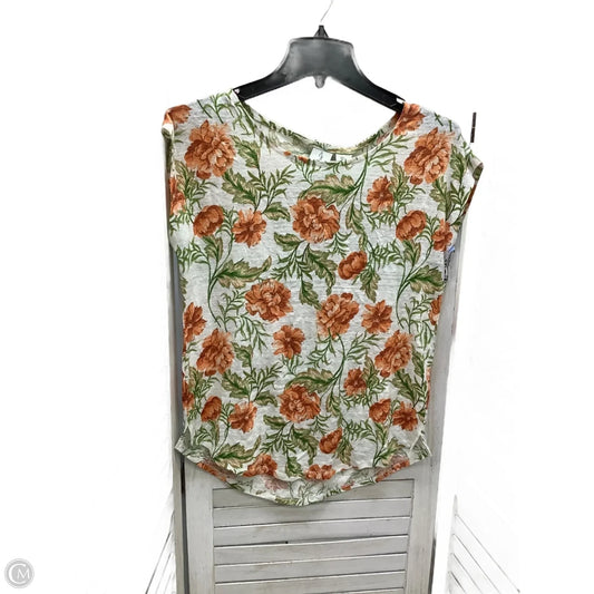 Top Short Sleeve By Joie In Floral Print, Size: S