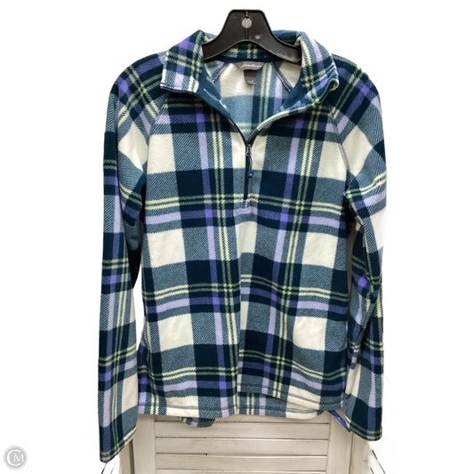 Jacket Shirt By Eddie Bauer In Plaid Pattern, Size: S