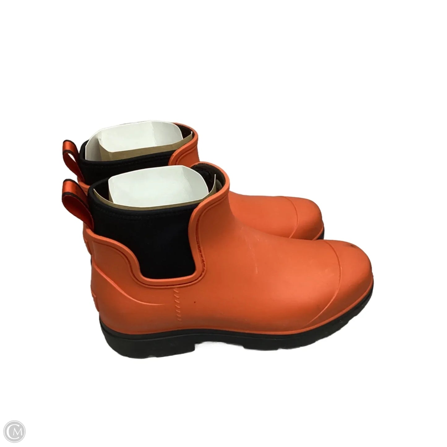 Boots Designer By Ugg In Orange, Size: 10