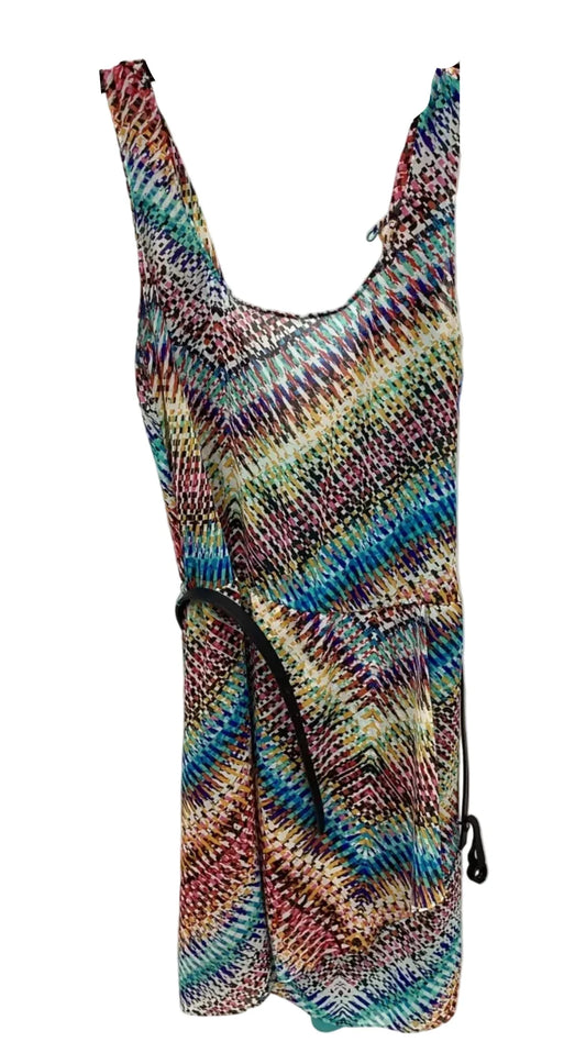 Dress Casual Midi By Guess In Multi-colored, Size: 8