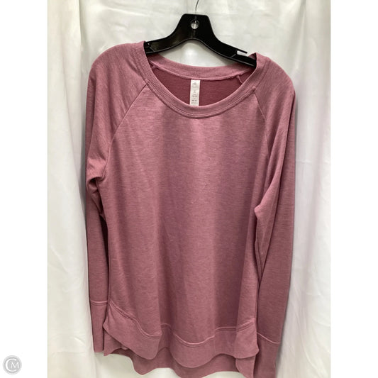 Top Long Sleeve By Clothes Mentor In Pink, Size: Xl