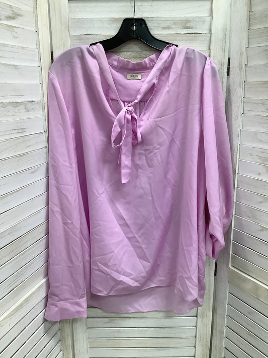 Blouse Long Sleeve By J Crew  Size: Xxl