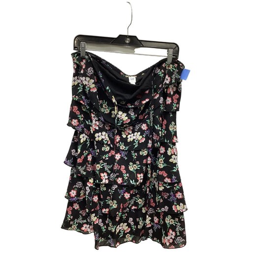 Dress Casual Midi By Gap In Floral Print, Size: L