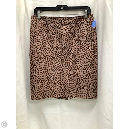 Skirt Midi By Loft In Brown, Size: 8