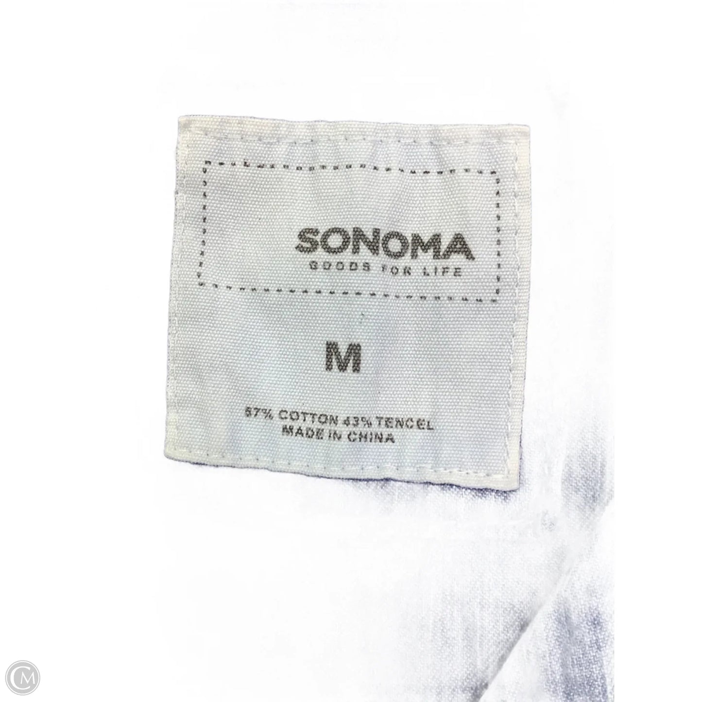 Dress Casual Midi By Sonoma In Blue Denim, Size: M