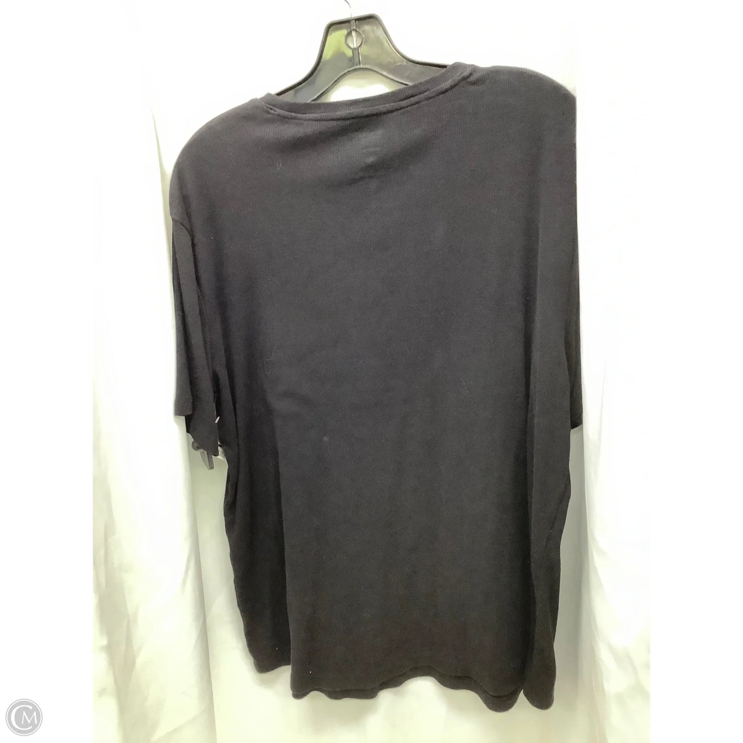 Top Short Sleeve By Sonoma In Black, Size: M