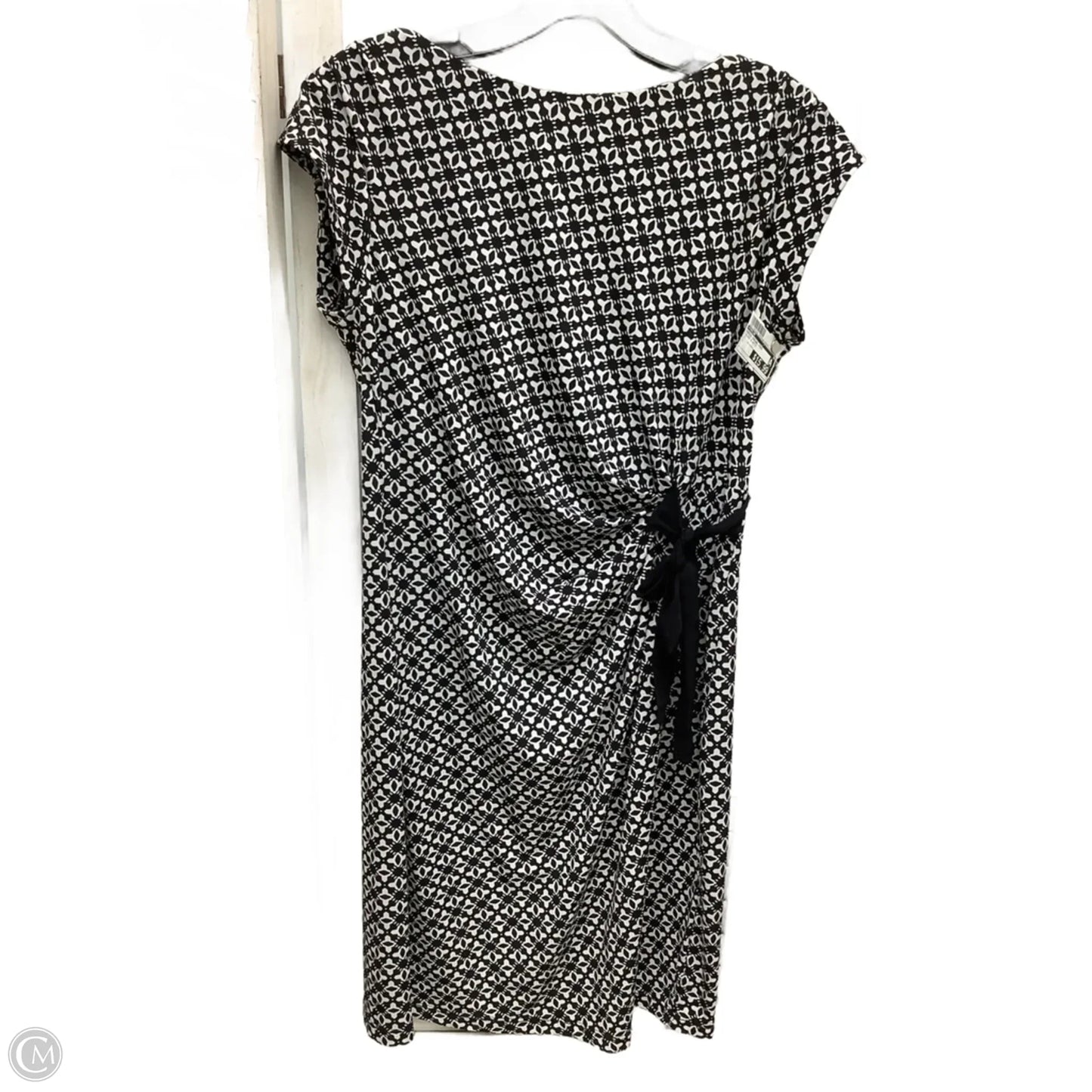 Dress Casual Midi By Taylor In Black & White, Size: S