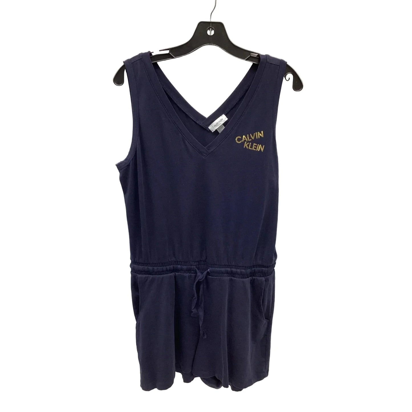 Romper By Calvin Klein In Navy, Size: L