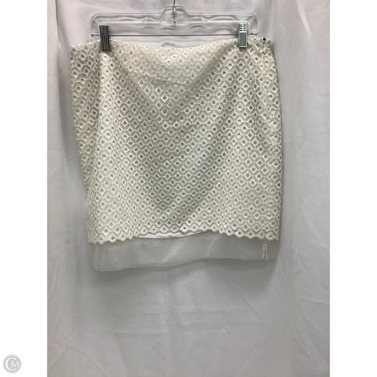 Skirt Midi By Vince Camuto In White, Size: 12