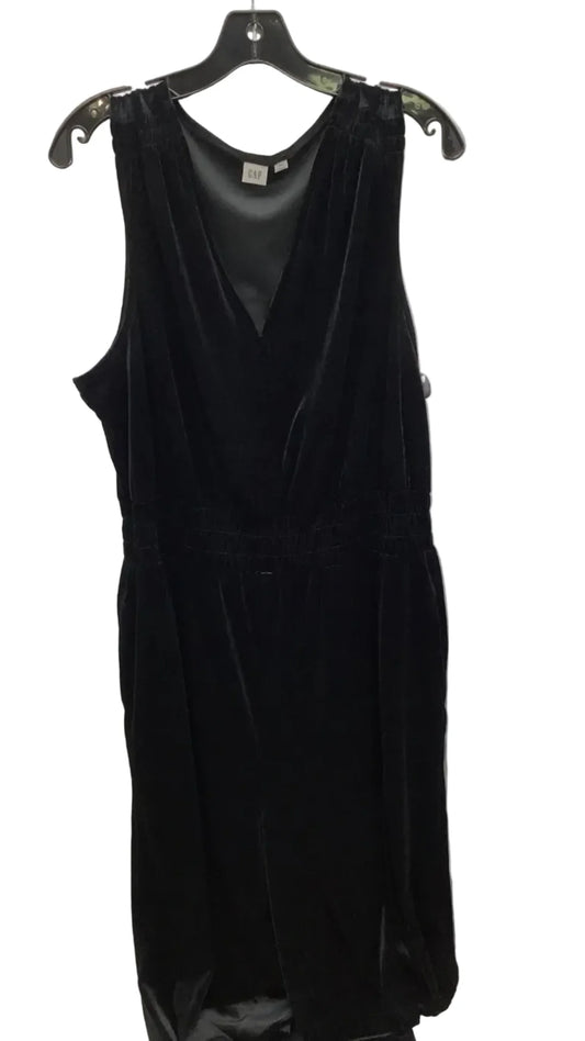 Jumpsuit By Gap In Black, Size: Xxl
