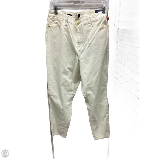 Pants Corduroy By Talbots In Ivory, Size: 14