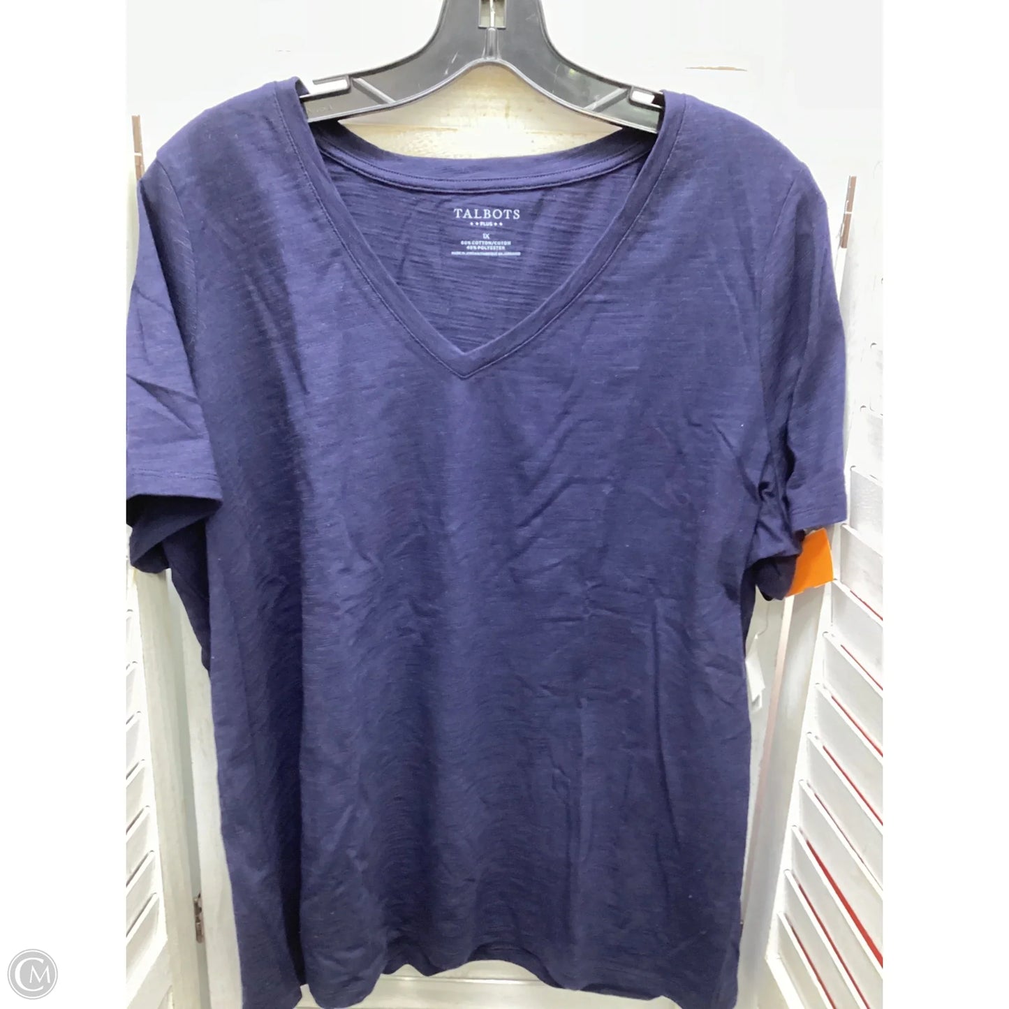 Top Short Sleeve By Tommy Bahama In Blue, Size: L