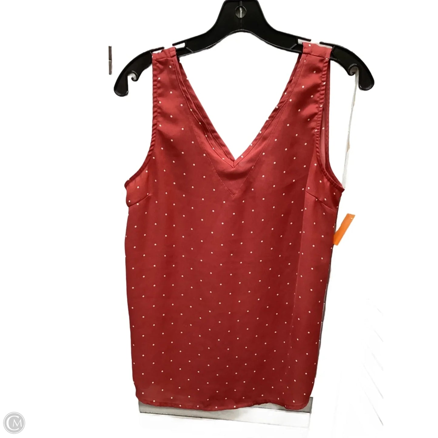 Top Sleeveless By Clothes Mentor In Polkadot Pattern, Size: S