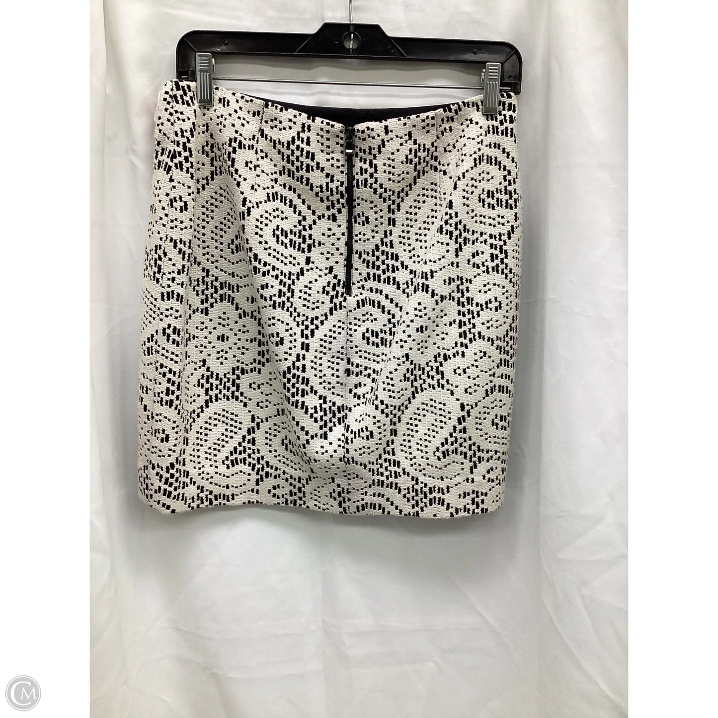 Skirt Midi By Etcetra In Black & White, Size: 4