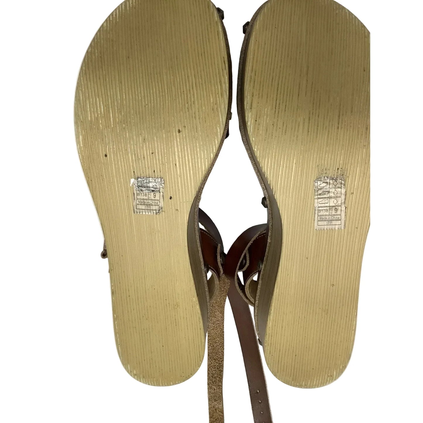 Sandals Heels Platform By Blowfish In Brown, Size: 9