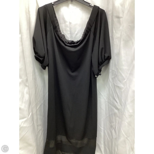 Dress Casual Maxi By Ashley Stewart In Black, Size: 26