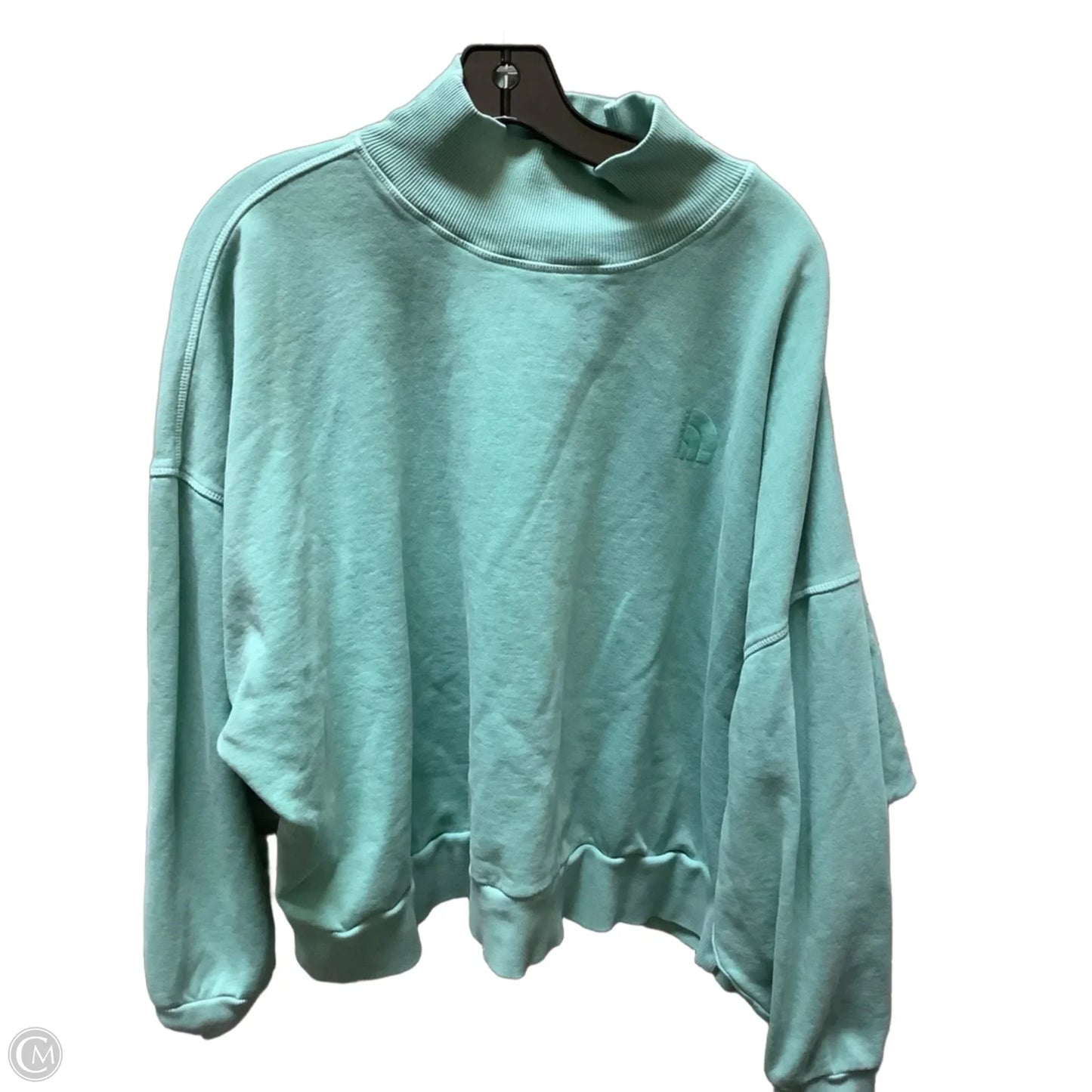 Sweatshirt Crewneck By The North Face In Teal, Size: Xxl