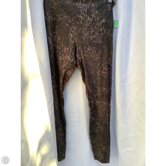 Athletic Leggings By Lululemon In Animal Print, Size: Xl