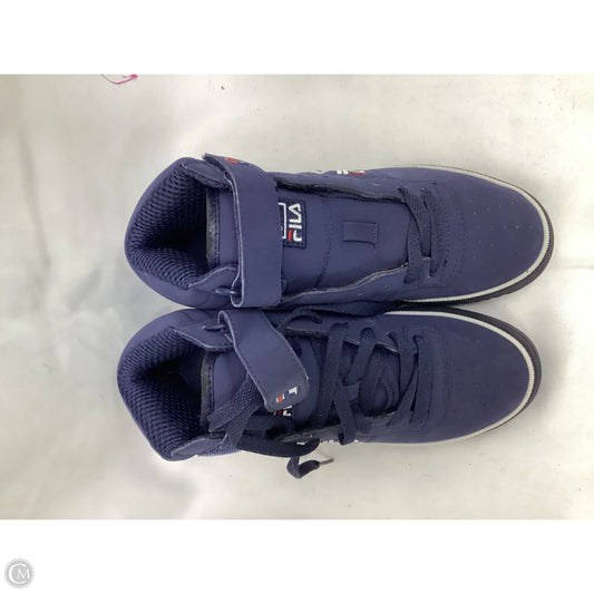 Shoes Flats By Fila In Navy, Size: 6