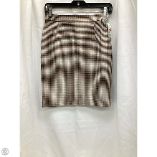 Skirt Midi By H&m In Plaid Pattern, Size: 2