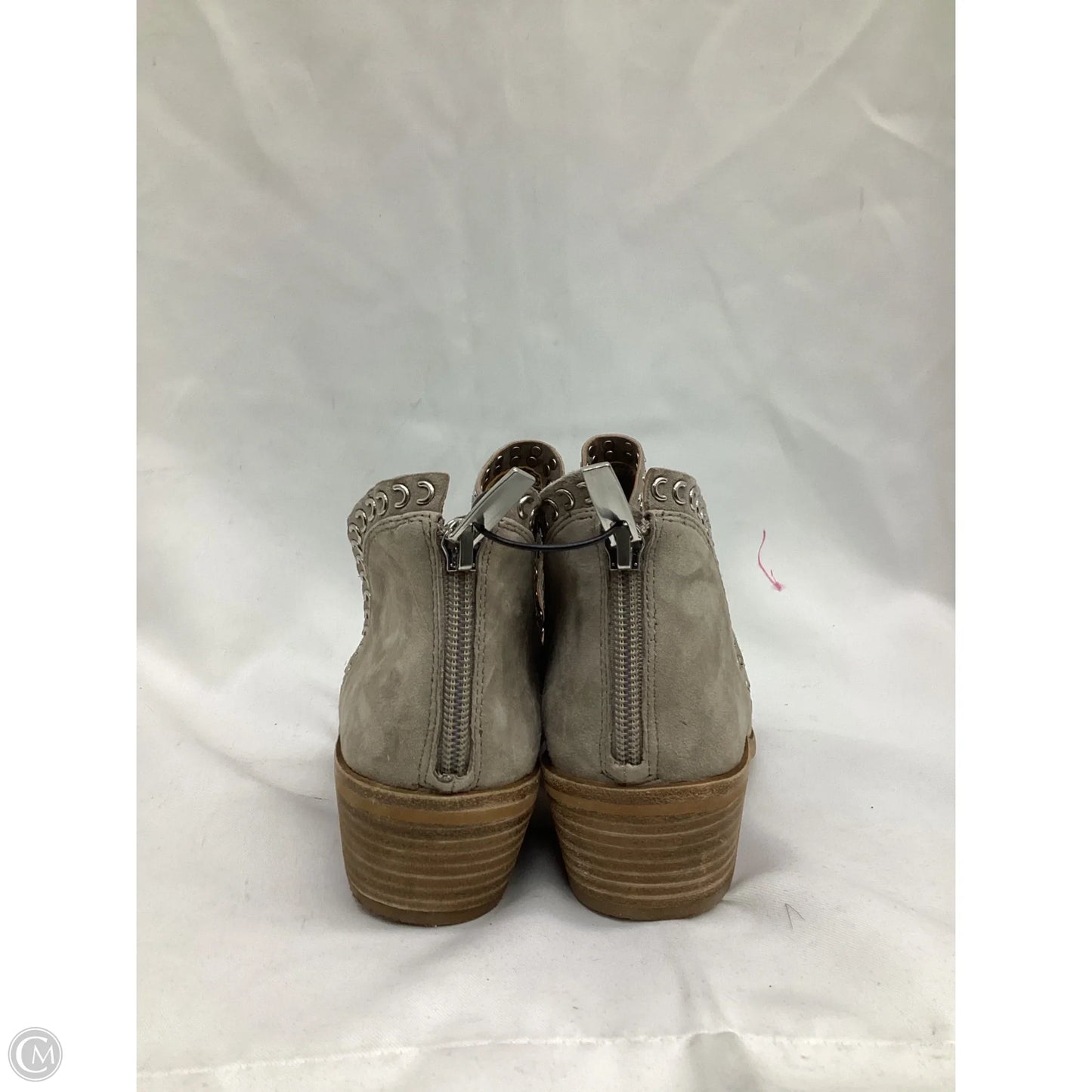 Boots Ankle Heels By Vince Camuto In Grey, Size: 6