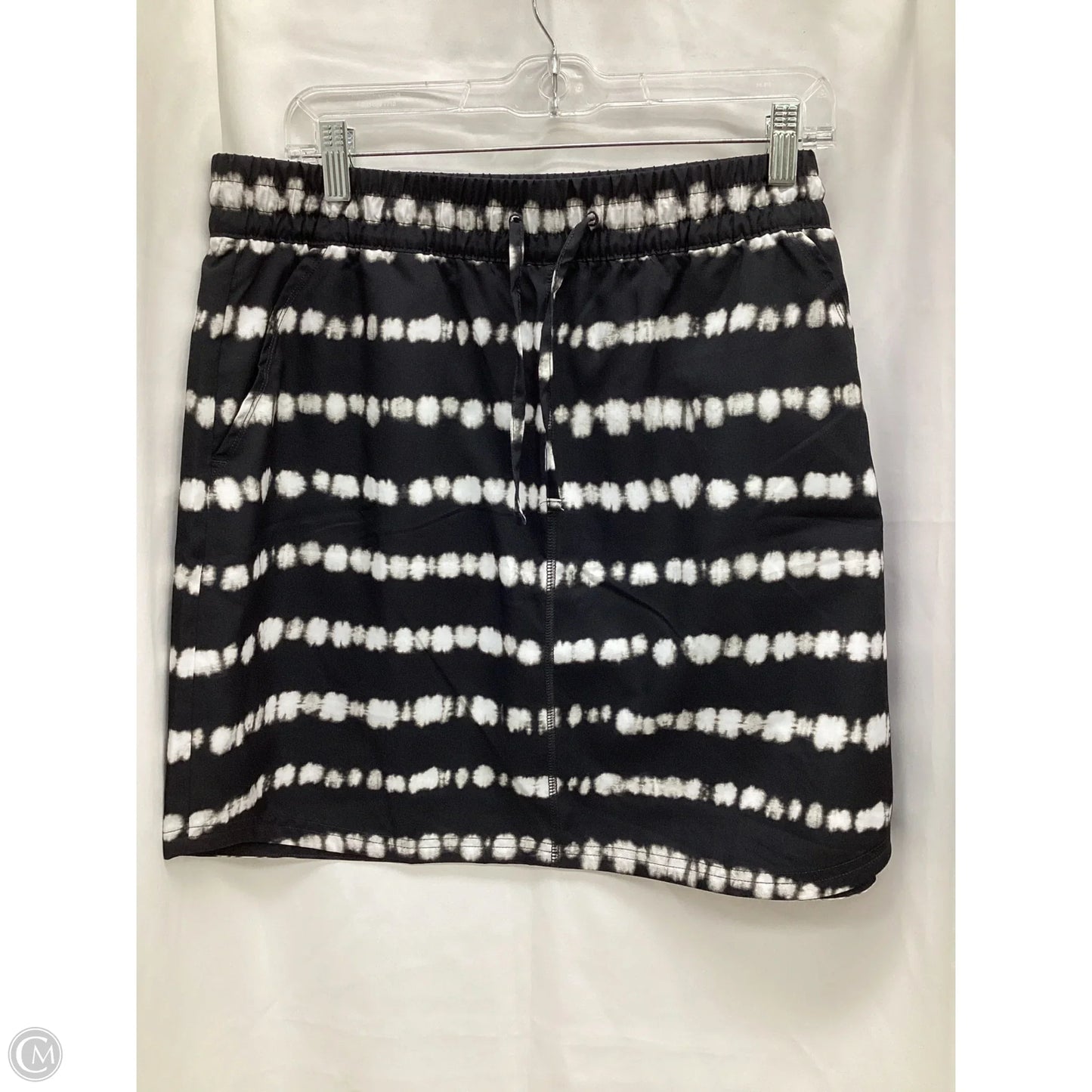 Skort By Talbots In Black & White, Size: L