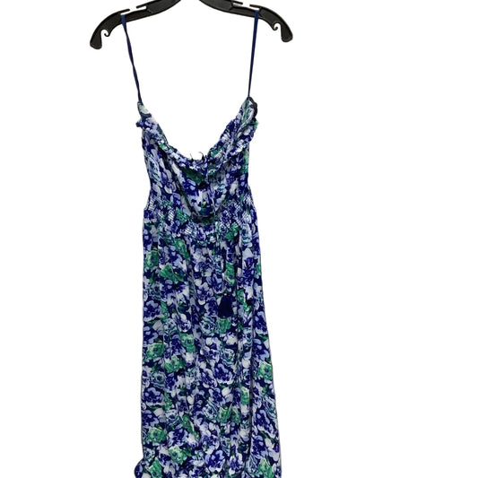Dress Casual Maxi By Talbots In Floral Print, Size: L