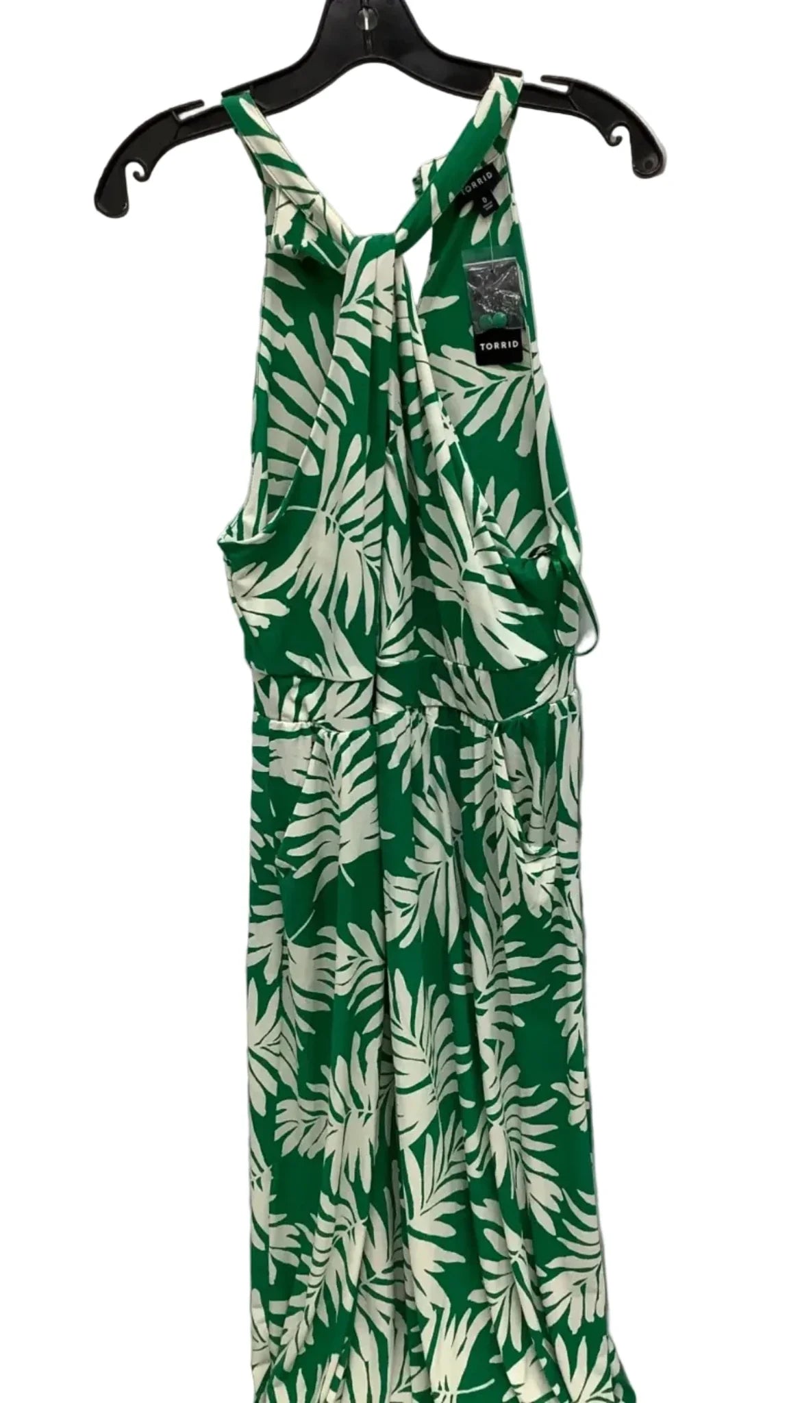 Dress Casual Maxi By Torrid In Green & White, Size: S