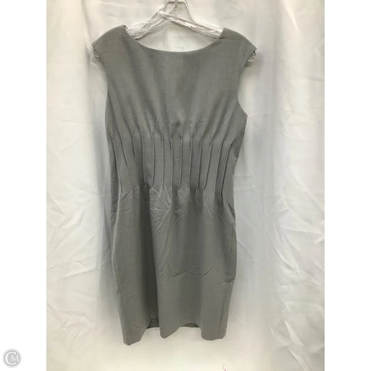 Dress Casual Midi By Calvin Klein In Grey, Size: 10