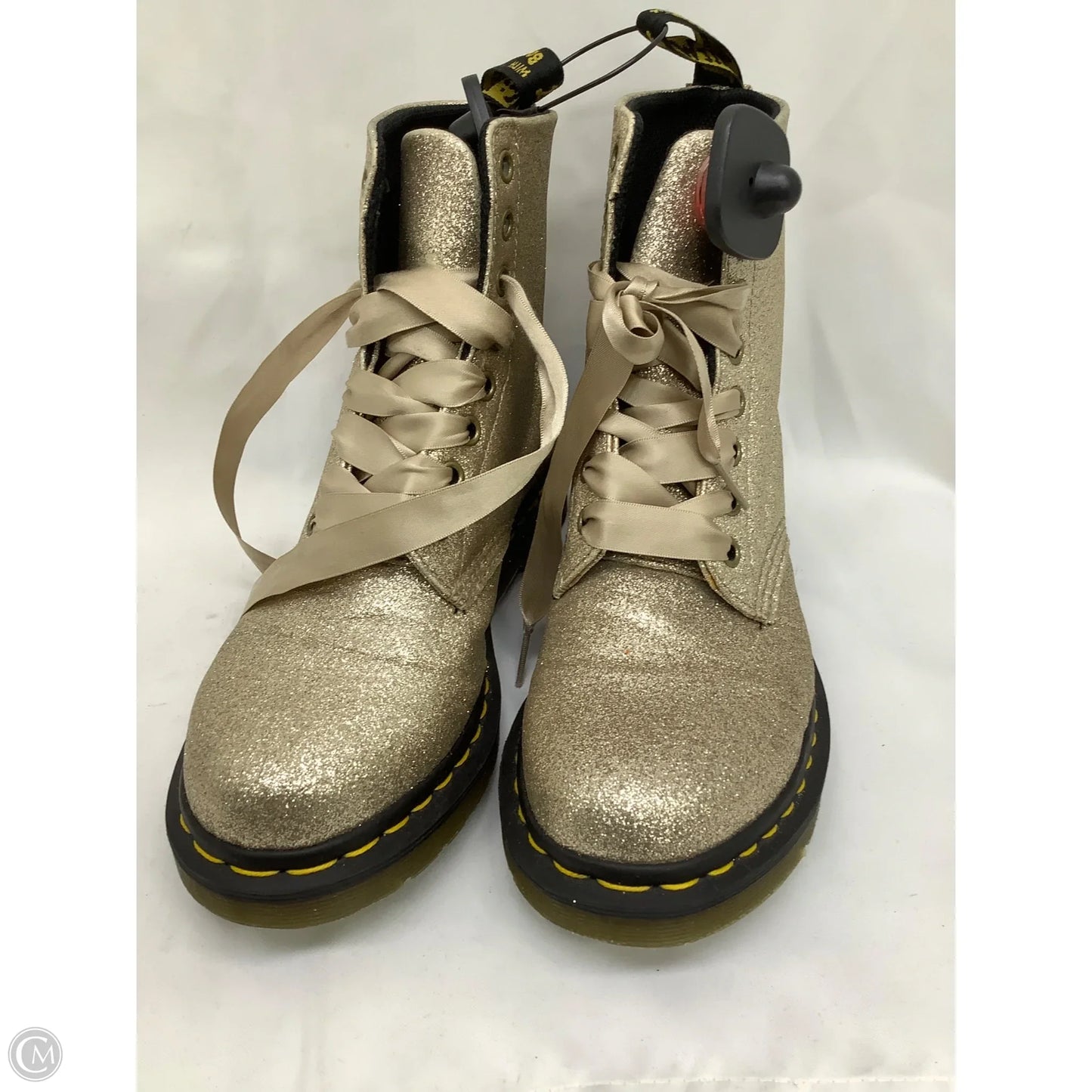 Boots Combat By Dr Martens In Gold, Size: 7